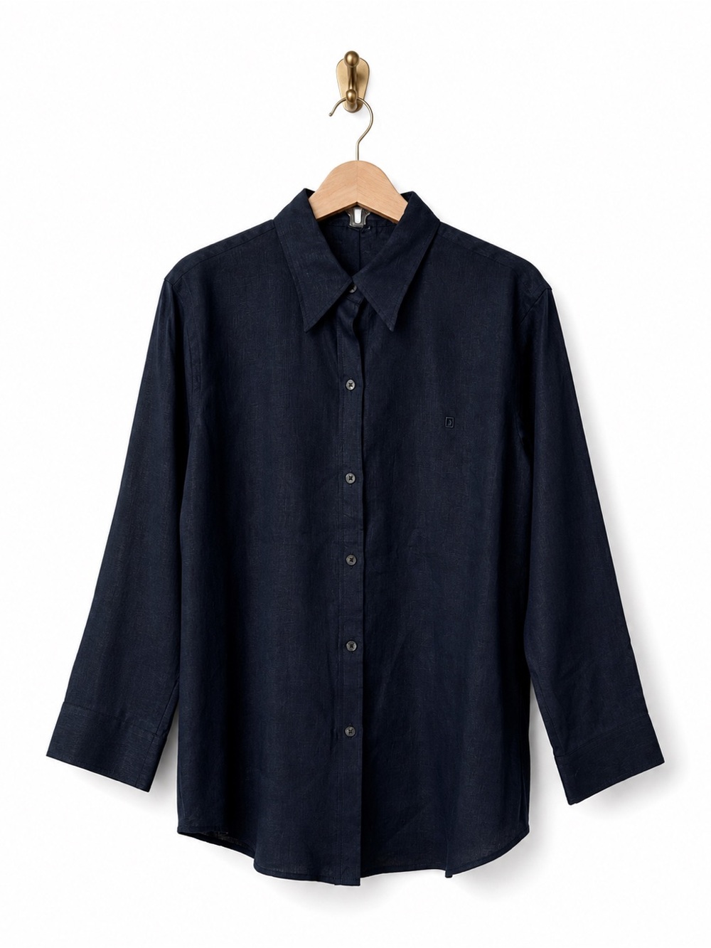 Chaps Women’s Long-Sleeve Button-Down Shirt - indigo